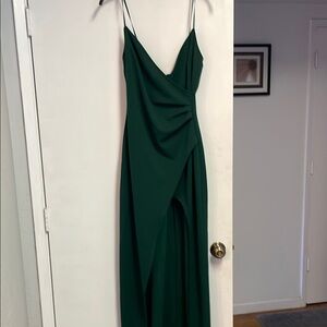 Elegant Green Evening Dress